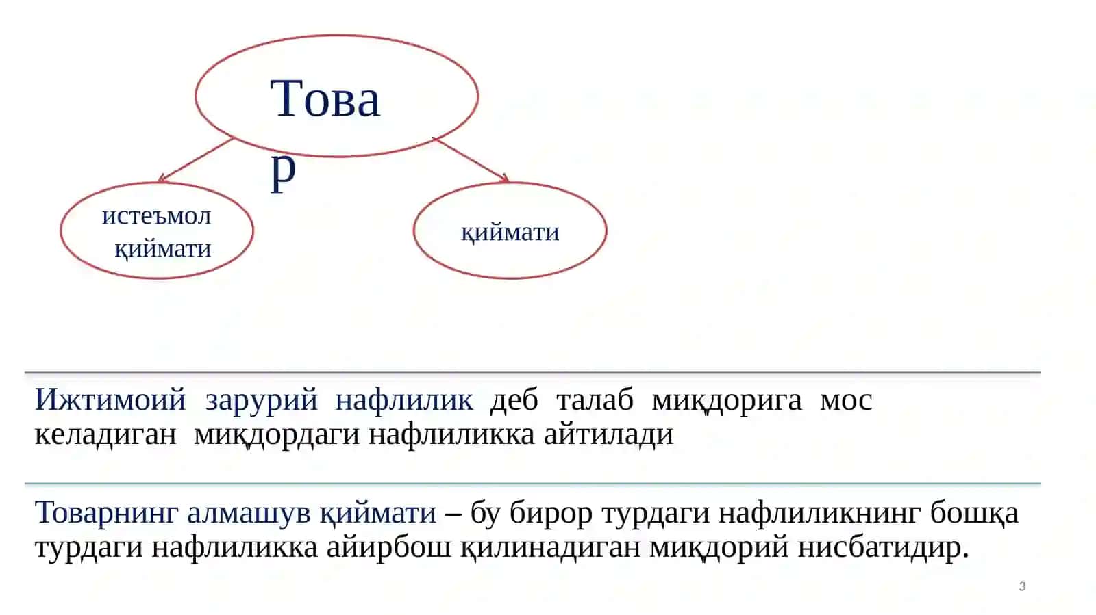 Товар-Пул муносабатлари ривожланиши 3
