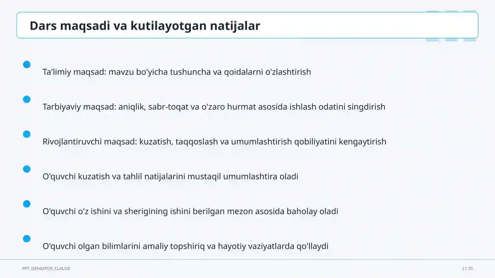 Sun'iy intellekt vositalari o'qituvchi uchun 3