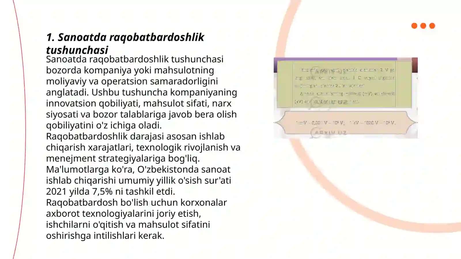 Korxona iqtisodiyoti va menejmenti slaydi 3