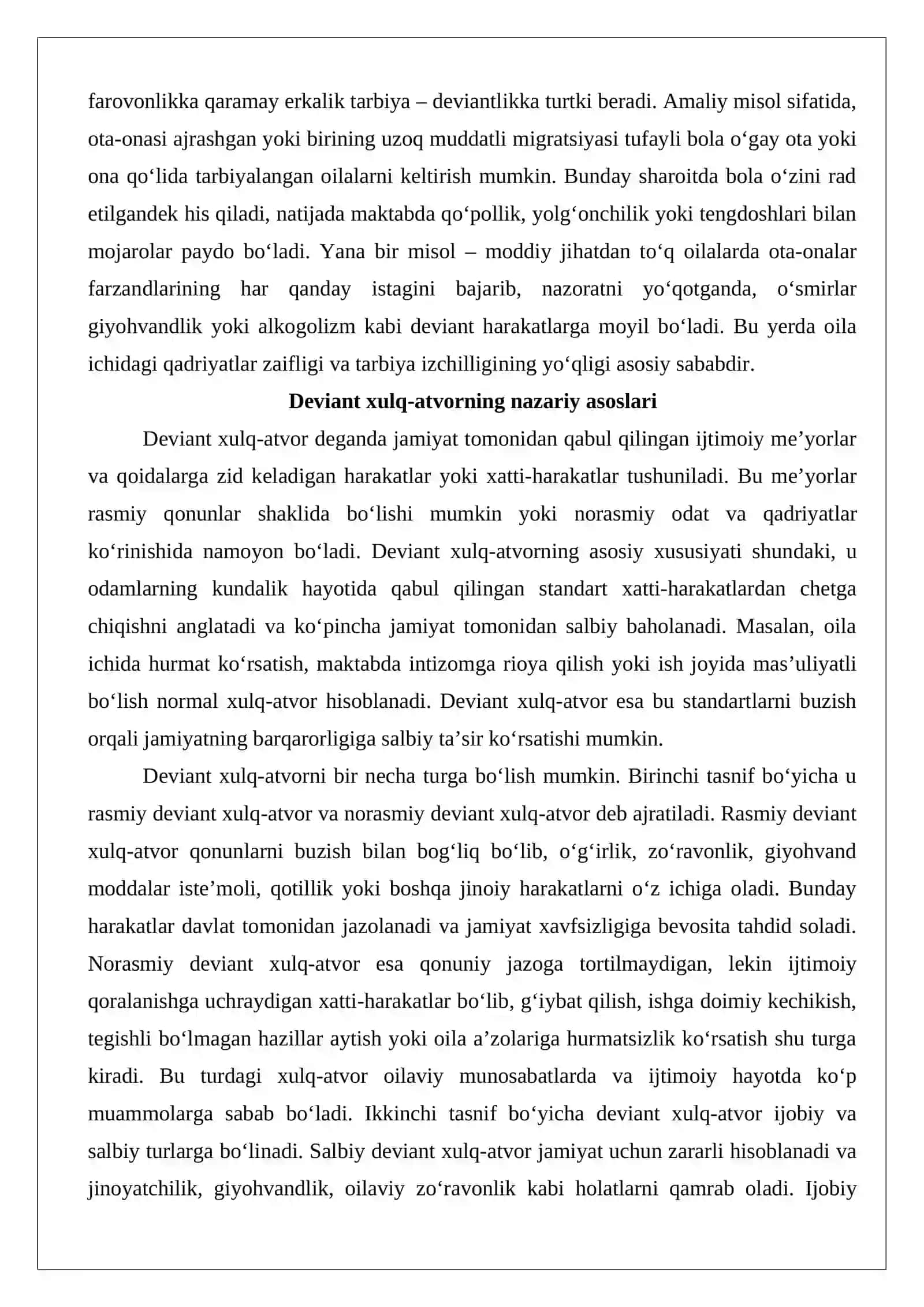 Oila va deviant xulq-atvor manbalari 3