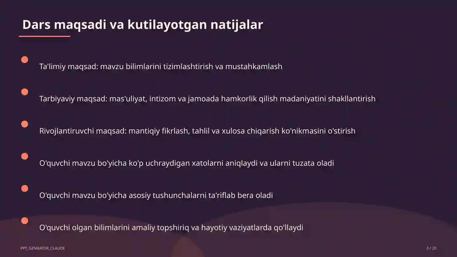 Nutq uslublari: ilmiy va rasmiy uslub (10-sinf) 3