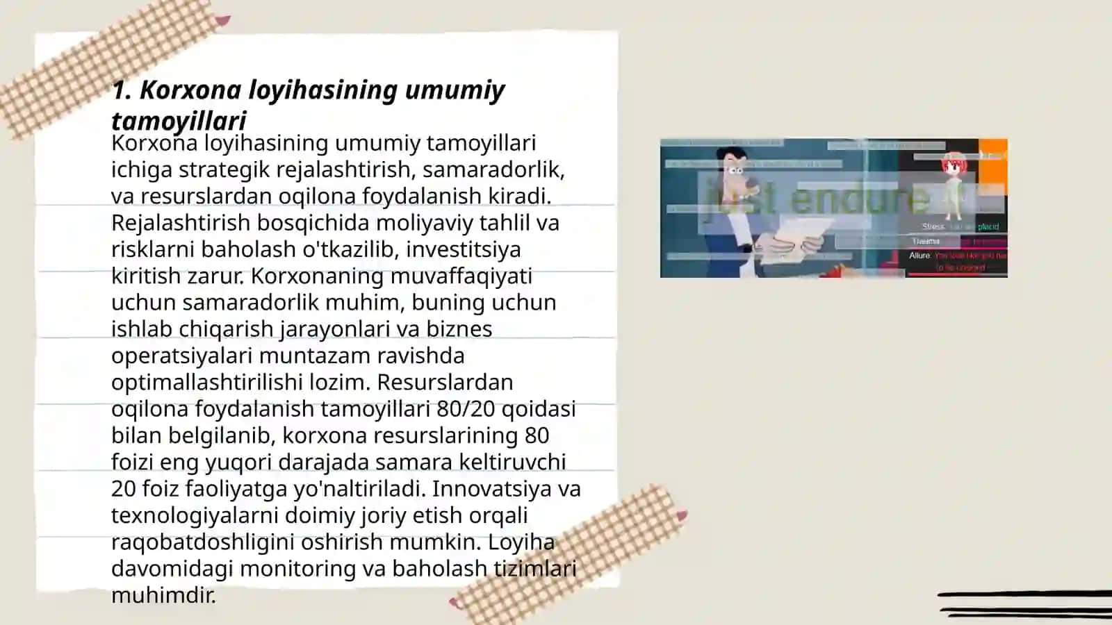 NMKT 105-21S GURUH TALABASI MIRZAHATAMOVA DIYORANING SOHA KORXONALARINI LOYIHALASH ASOSLARI FANIDAN TAYORLAGAN TAQDIMOTI 3