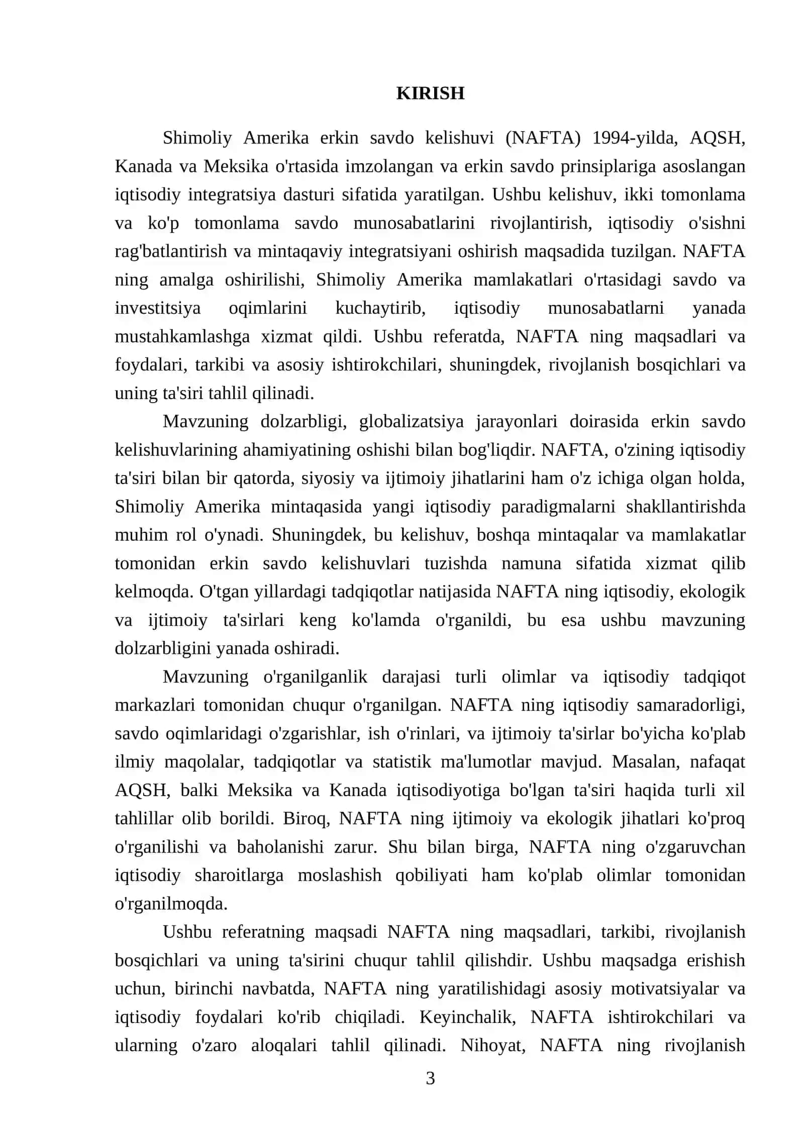 Shimoliy Amerika erkin savdo kelishuvi (NAFTA): maqsadlari, tarkibi, rivojlanish bosqichlari 3