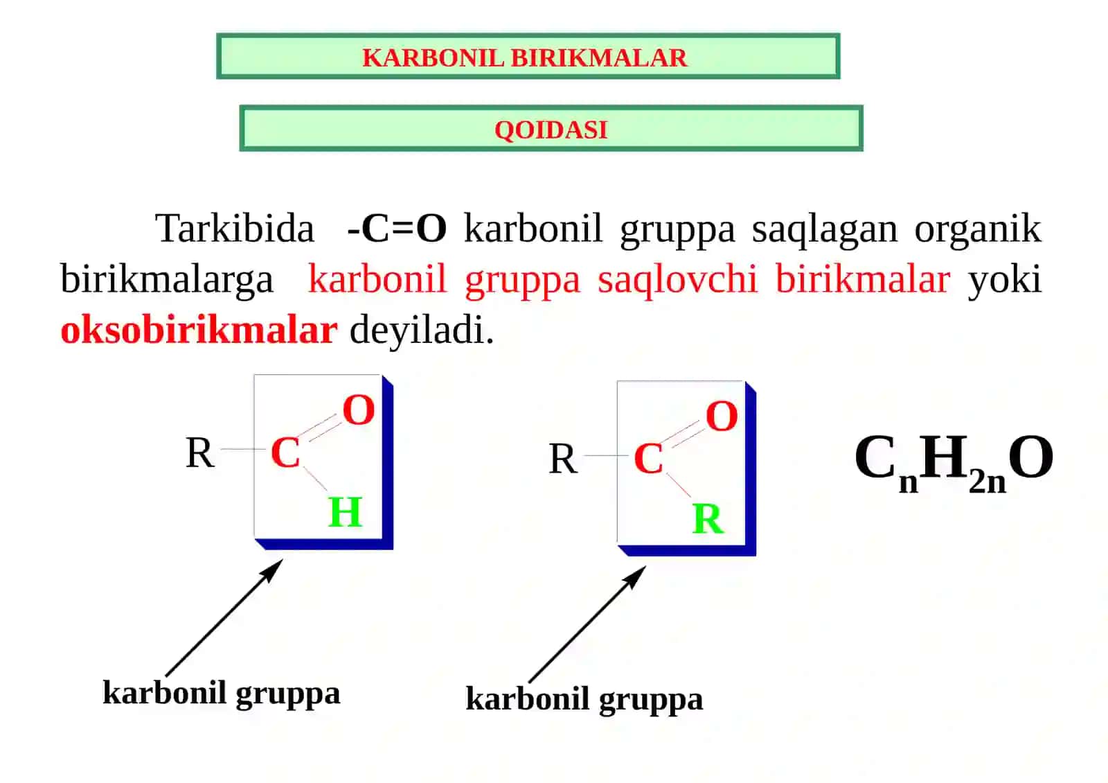 ORGANIK KIMYO 3