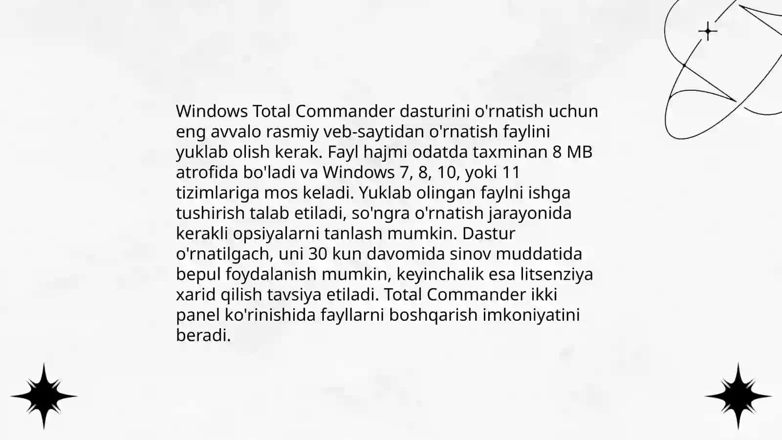 Windows Total Commander dasturi va unda ishlash 3