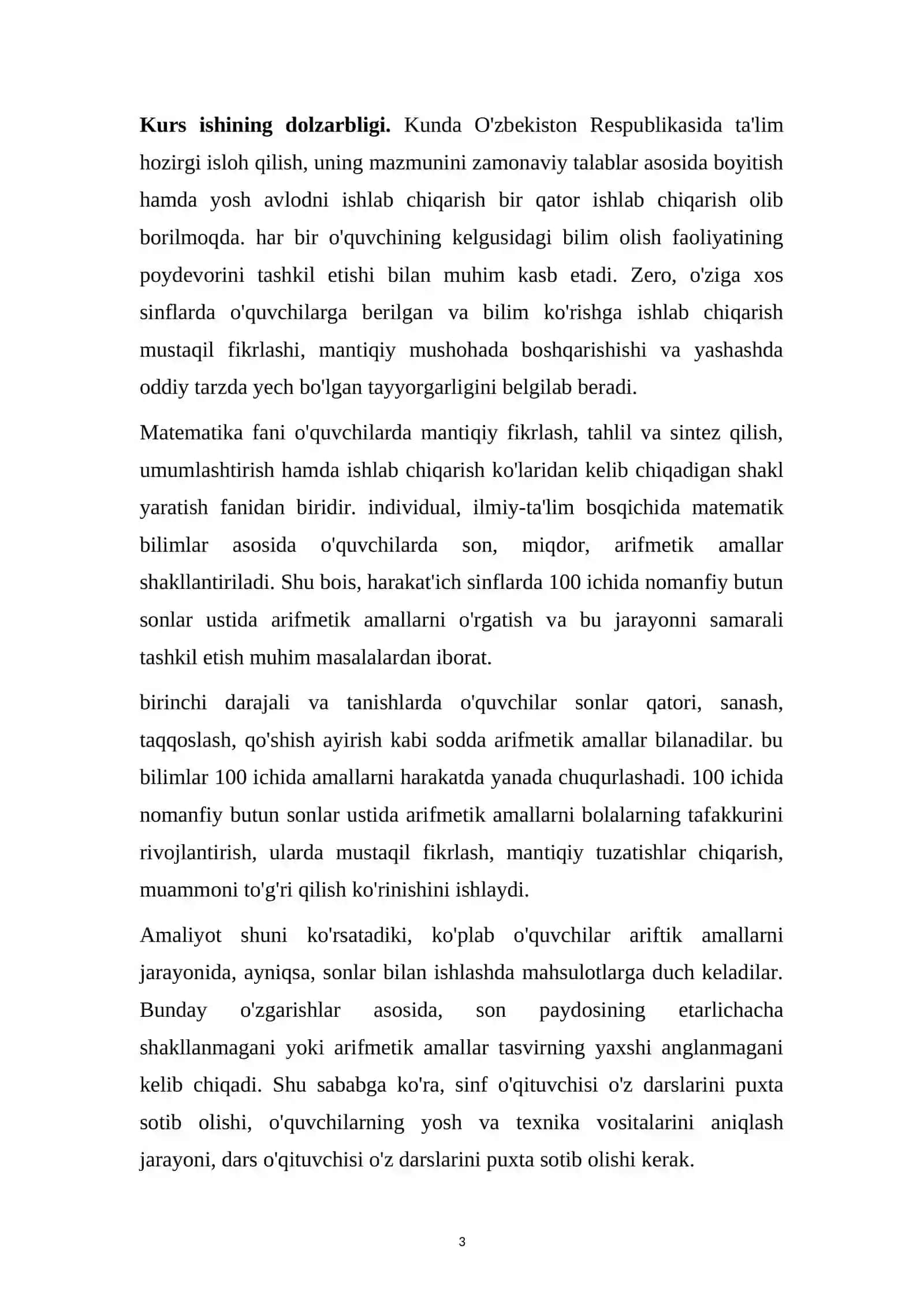100 ichida nomanfiy butun sonlar ustida arifmetik amallarni oʻrgatish metodikasi 3