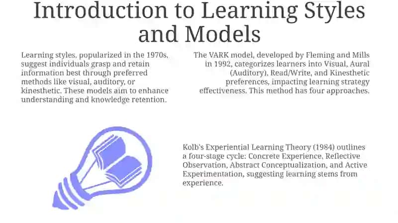 Learning Styles: Models and Characteristics 3