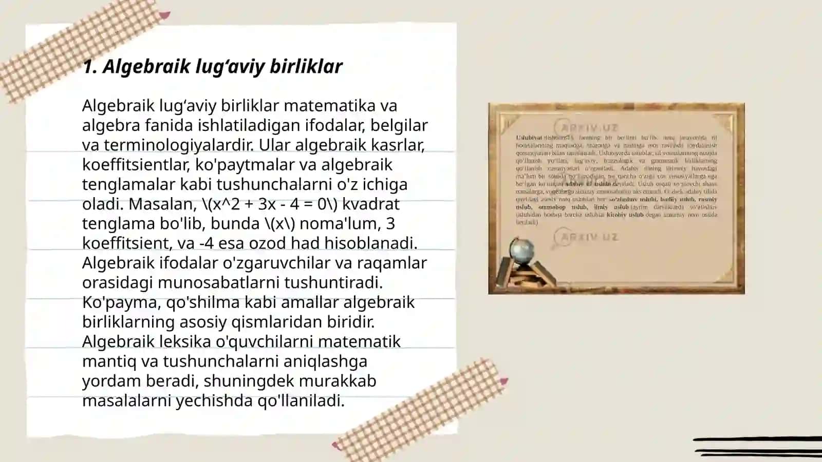 Lug'aviy birliklarning qo'llanish doirasiga ko'ra tasnifi 3