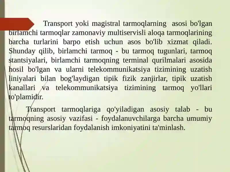 MULTIMEDIALI ALOQA TARMOQLARI 3