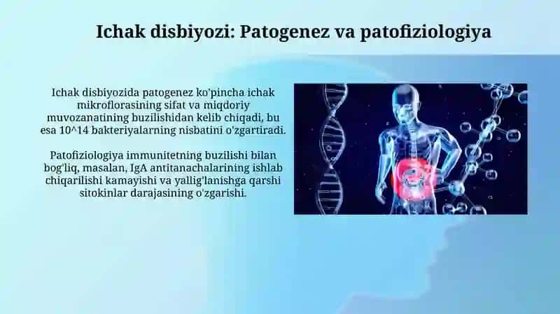 Ichak disbiyozi: Patogenez va patofiziologiya 3