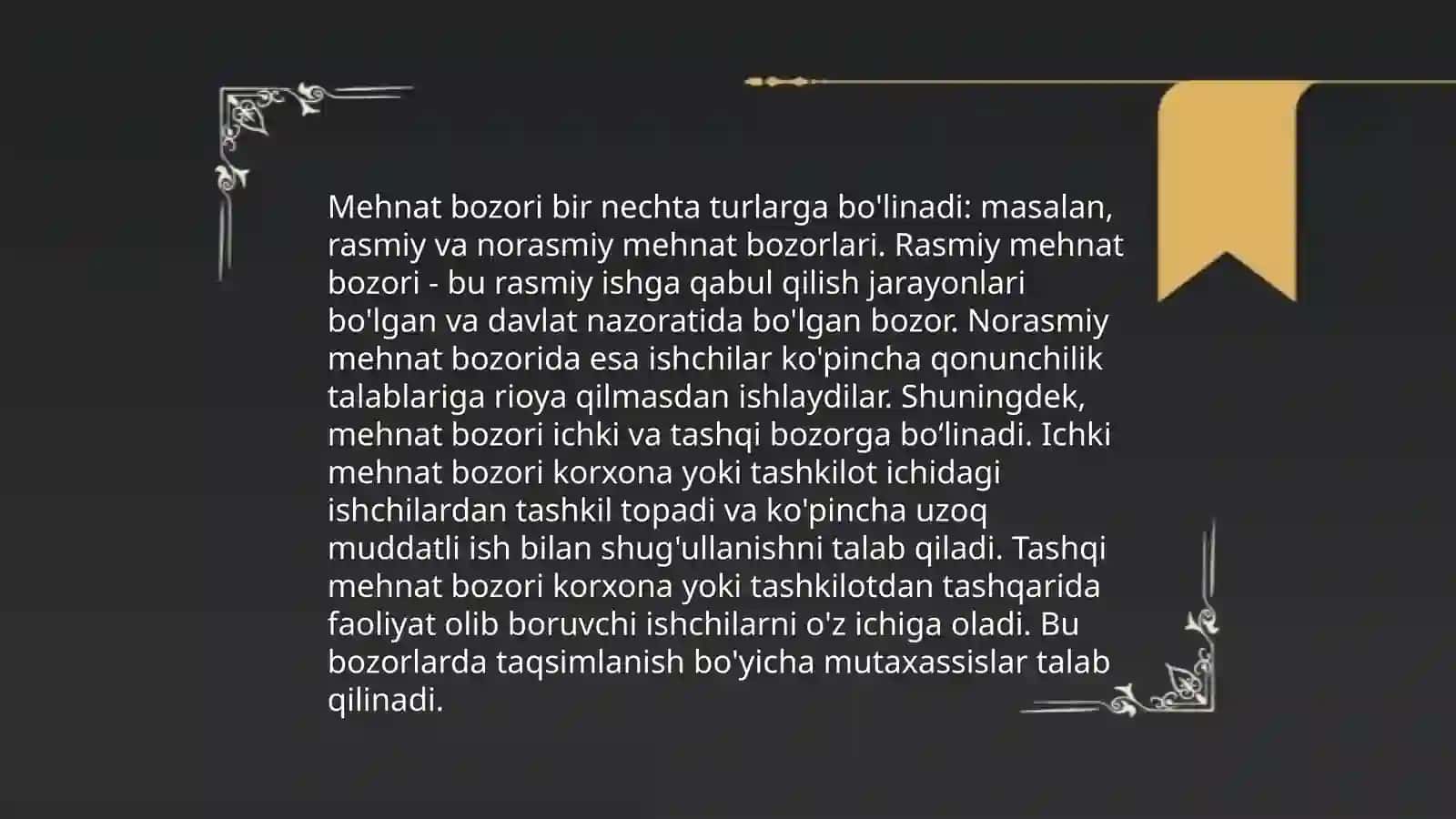 Aholi ish bilan bandligining asosiy turlari 3