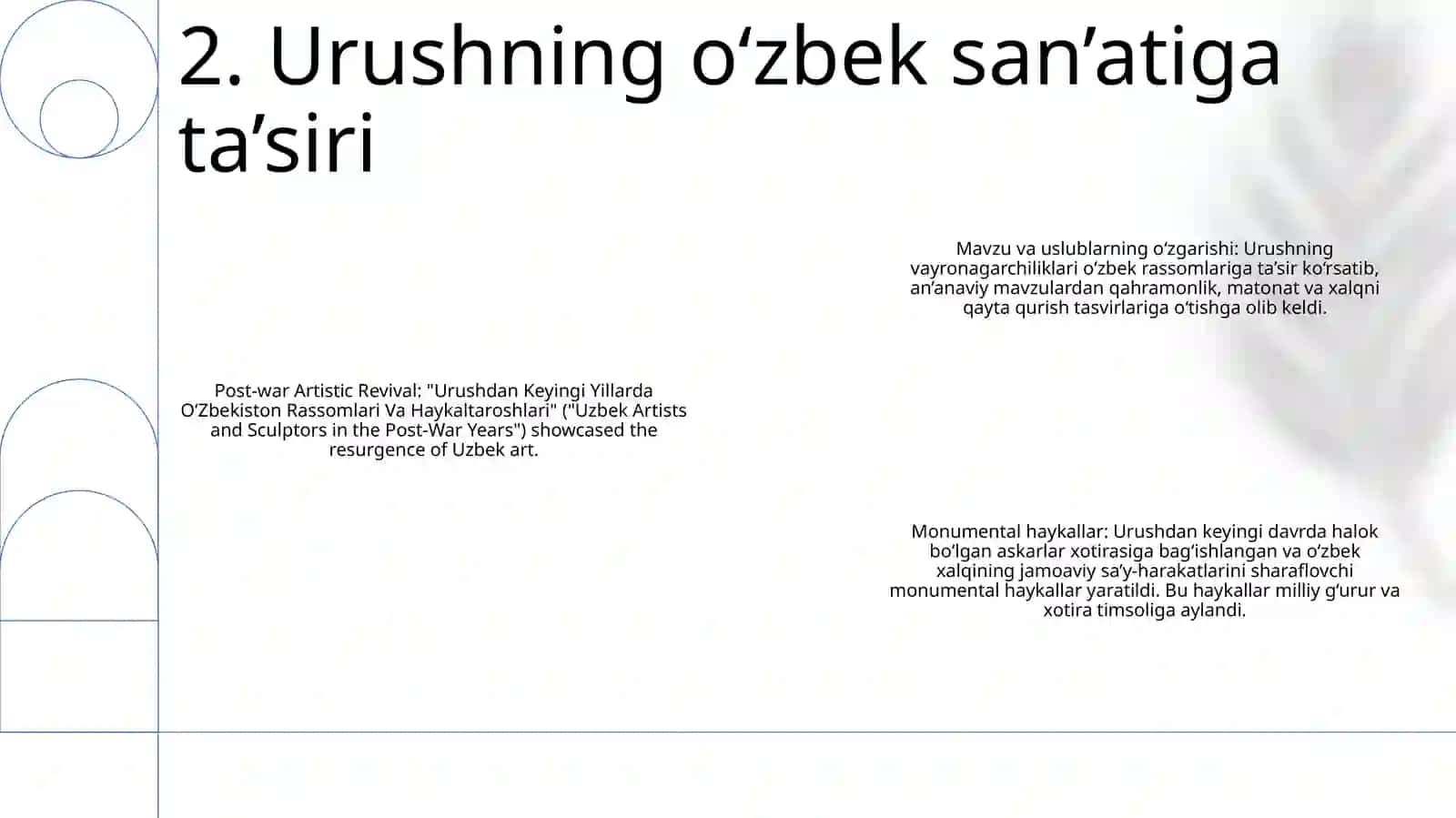 Urushdan Keyingi Yillarda OʻZbekiston Rassomlari Va Haykaltaroshlari 3