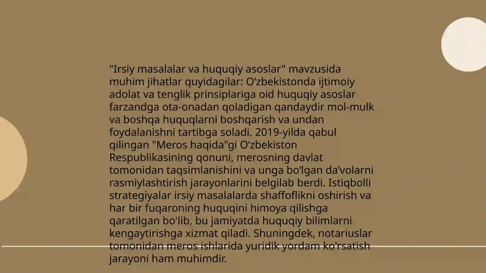 Irsiyat qonunlari 3