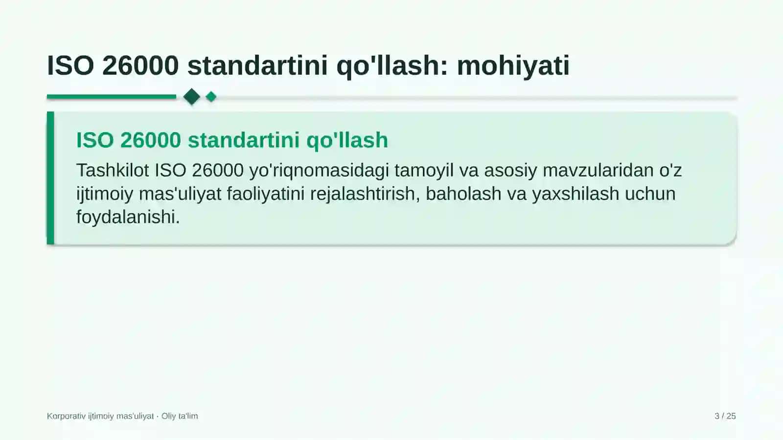 zargarlik ustaxonalarida iso 26000 standartini qo'llash 9899 3