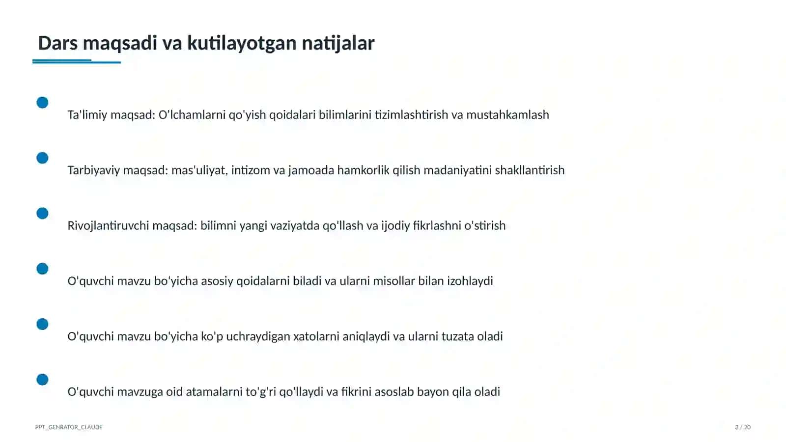 O'lchamlarni qo'yish qoidalari (8-sinf) 3