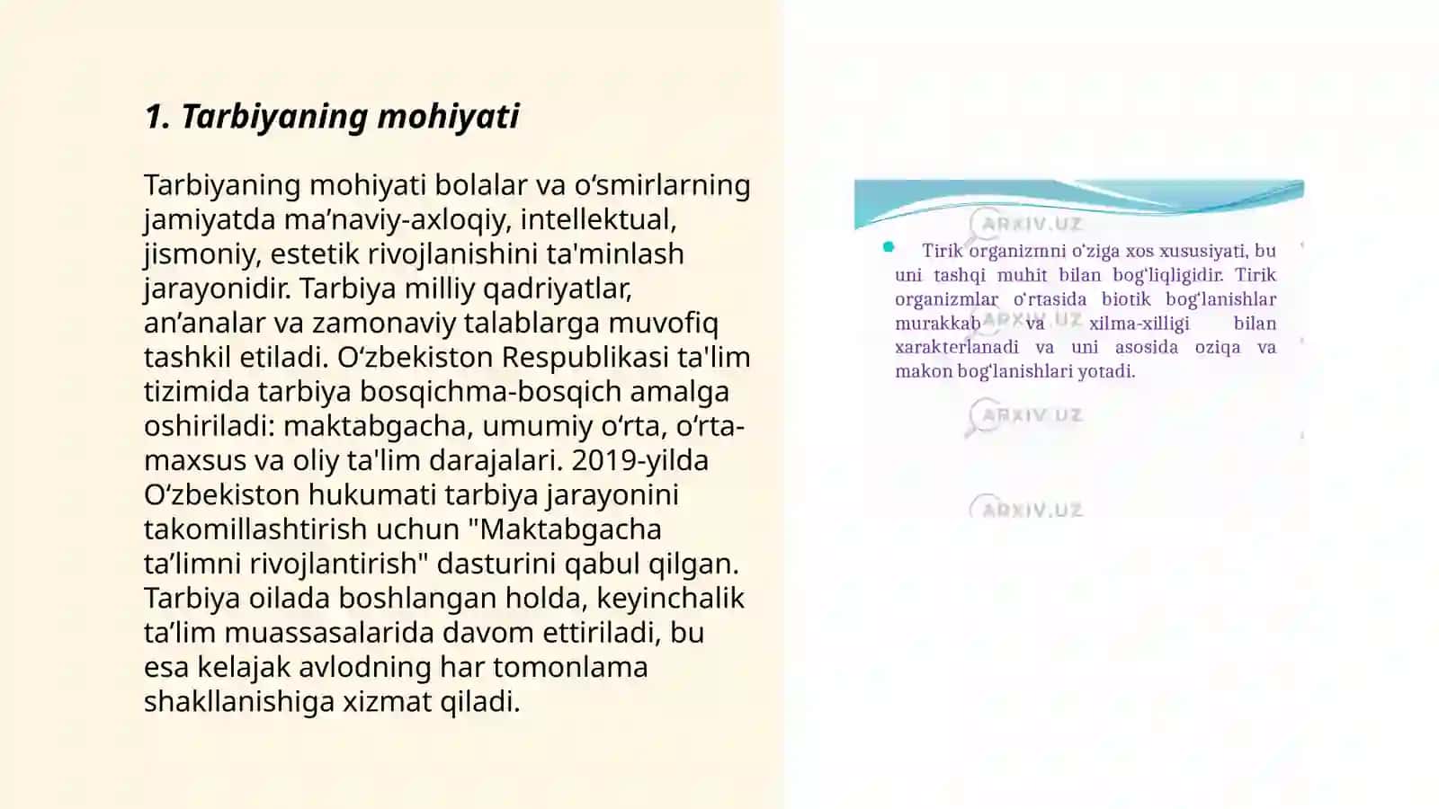 Tarbiyaning maqsadi va vazifalari 3
