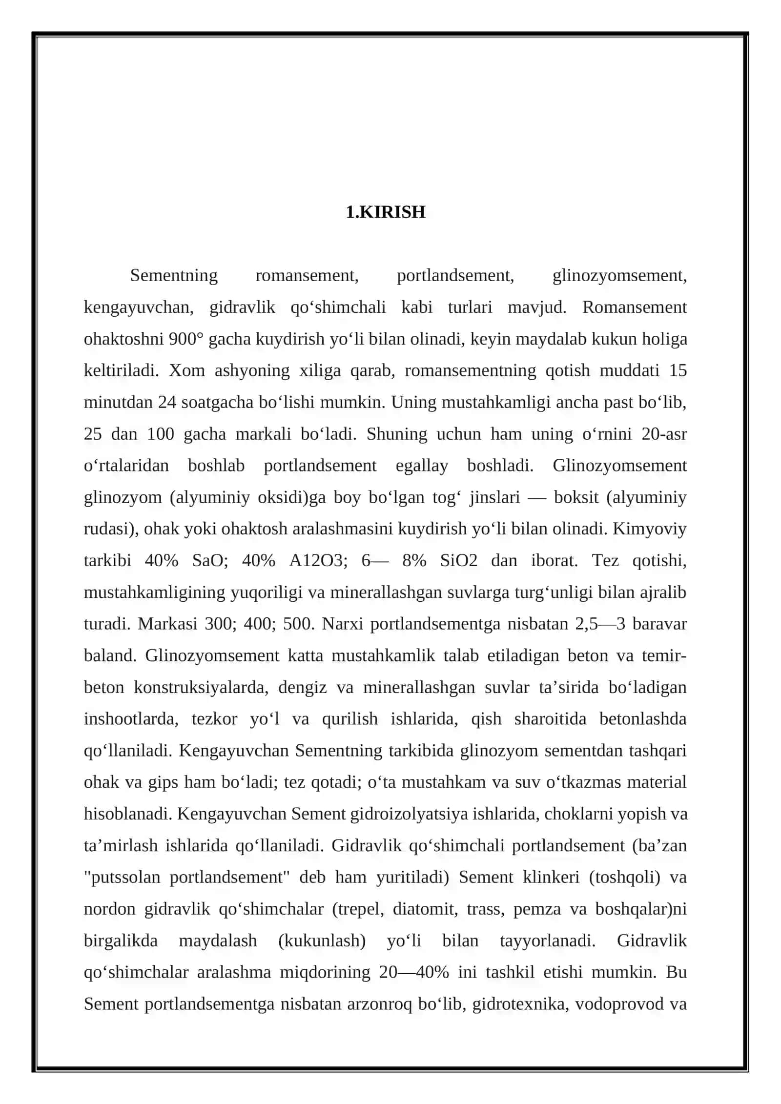 Dekorativ qurilish qorishmalarni ishlab chiqarishda pigment va rangli tsementlarni qo`llash. 3