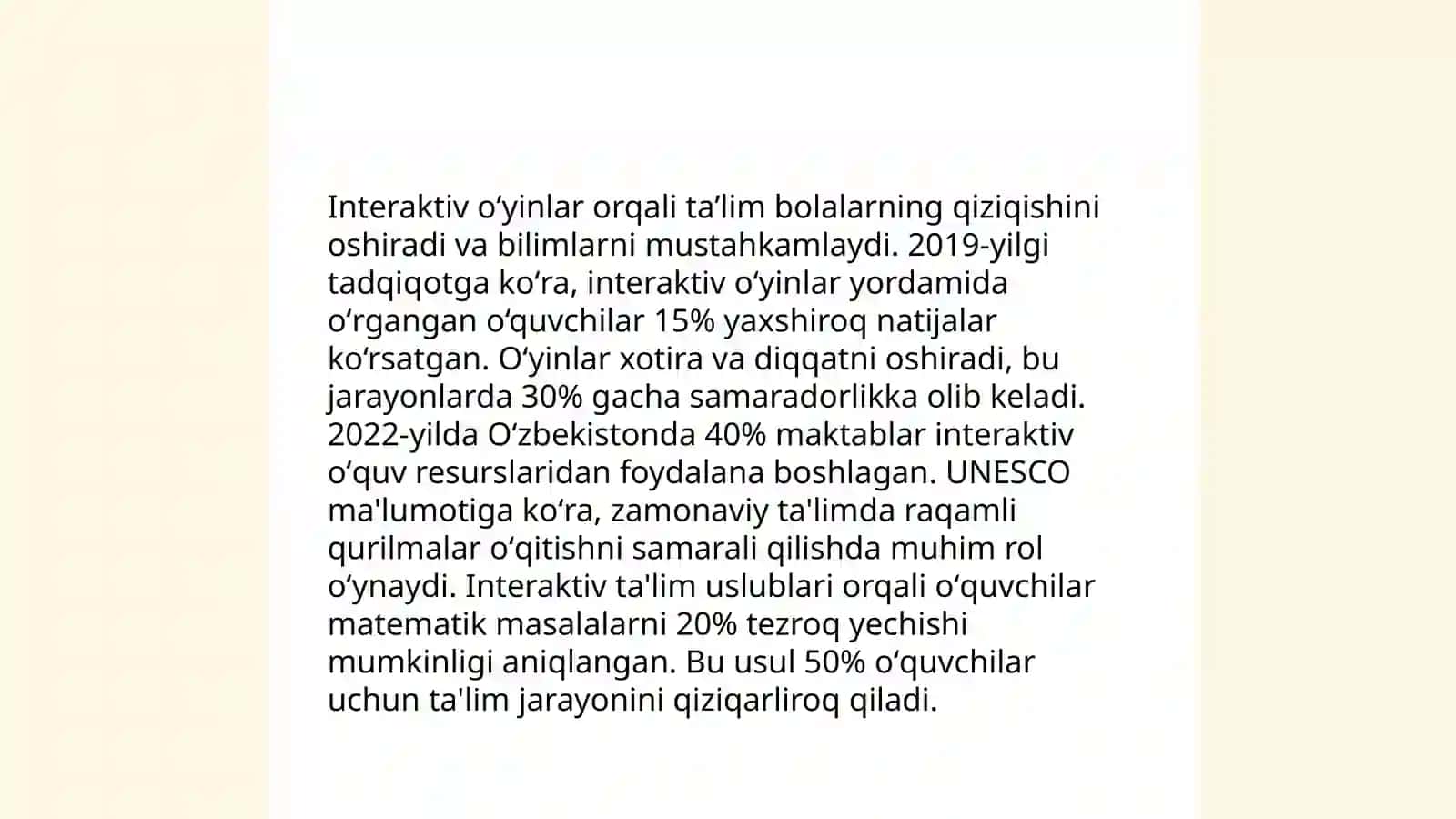 Qoidali oʻyinlar va bolalarga taʼlim berish shakli sifatida 3