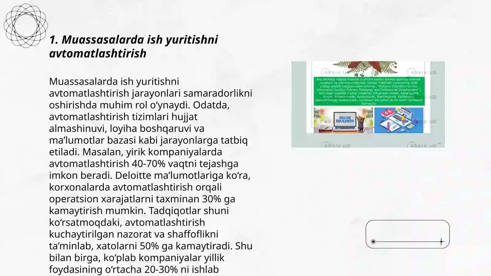 Muassasalarda ish yuritishni avtomatlashtirish 3
