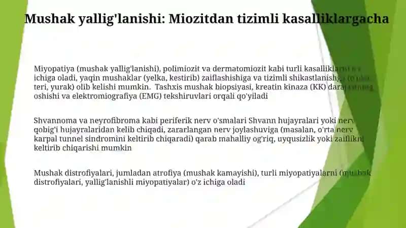 Skelet mushaklar kasalliklari 3