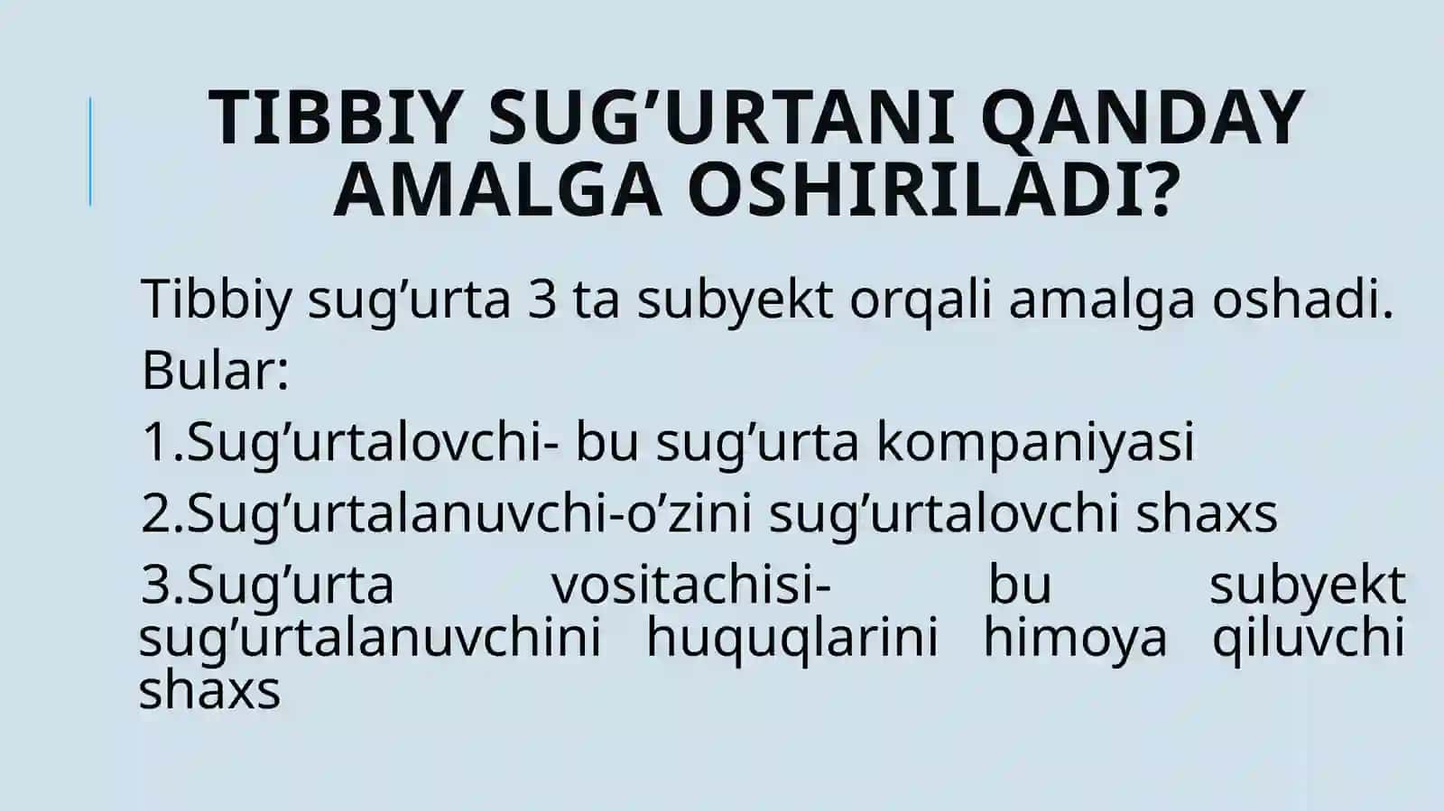 Tibbiy sug’urta 3