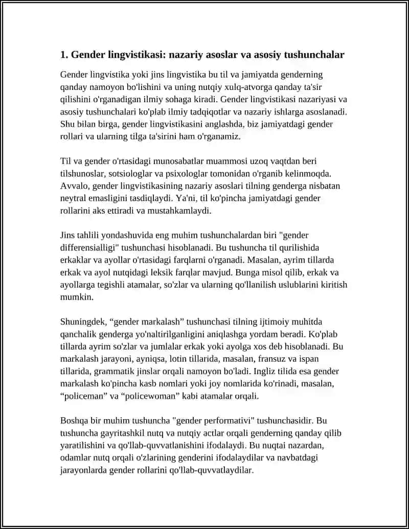 Gender Lingvistikasi va Nutqiy Xulq Atvor 3