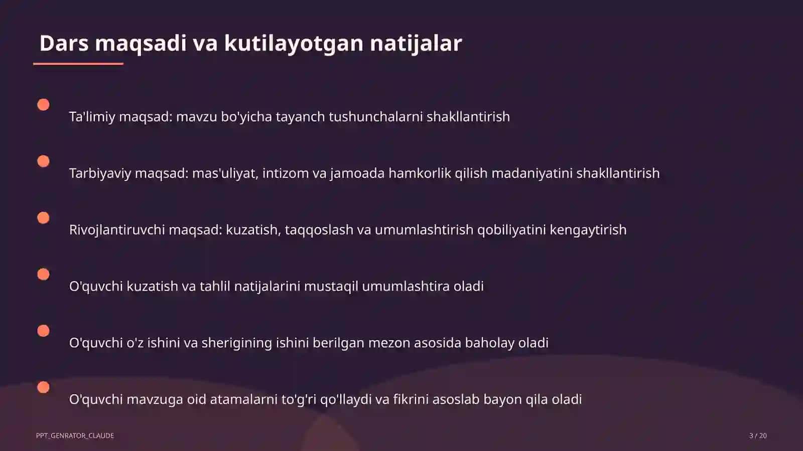 Tabiatshunoslik (1–4) — o'qituvchilar uchun 3