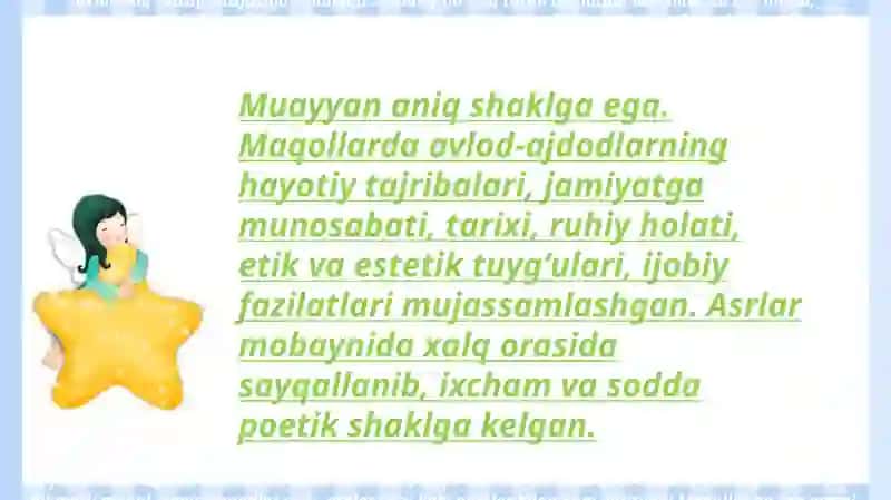Maqollar boʻyicha 3