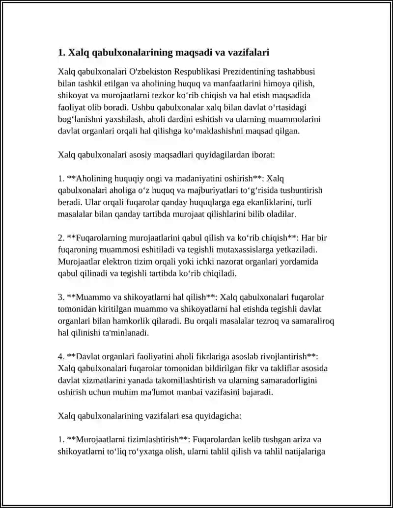 Xalq qabulxonalarining maqsadi va vazifalari 3