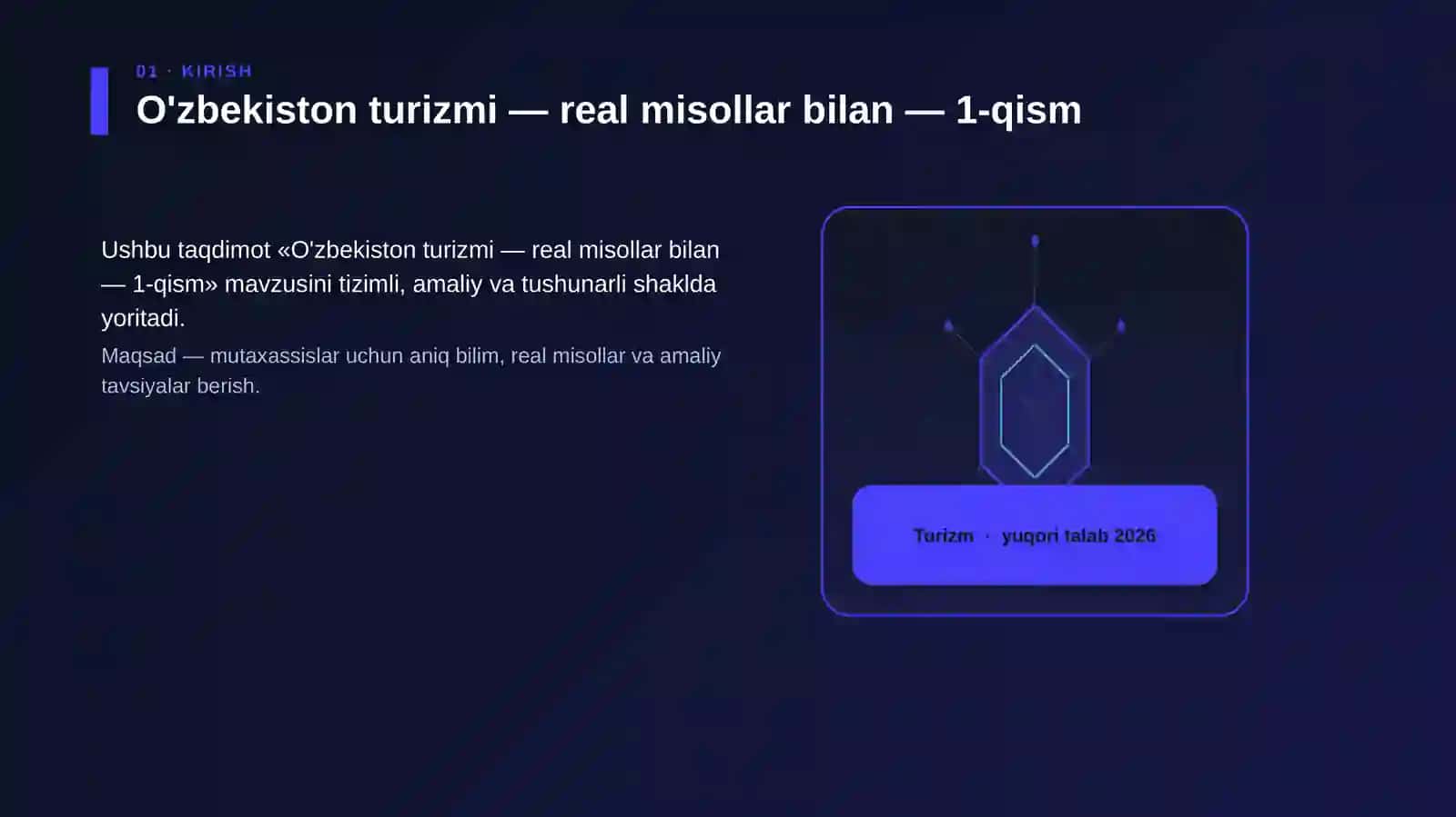 O'zbekiston turizmi — real misollar bilan — 1-qism 3