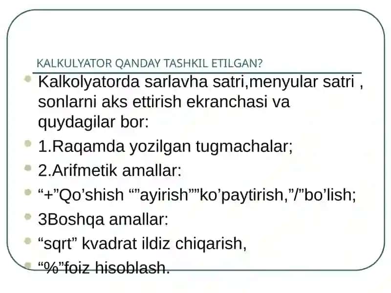 Kalkulyator 3