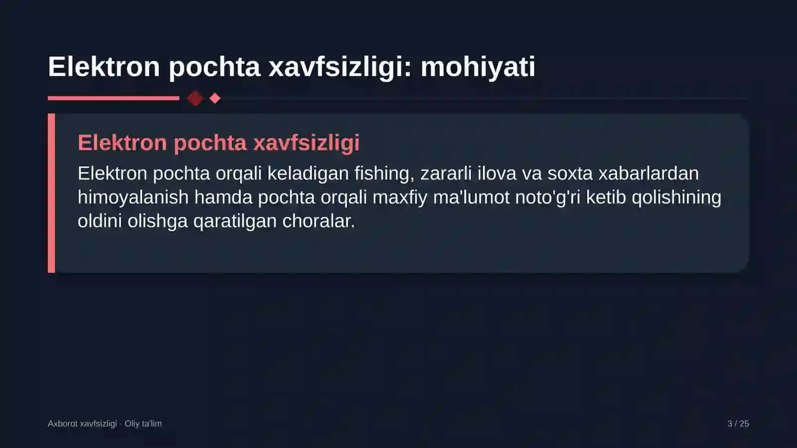 Karshering xizmatida elektron pochta xavfsizligi 3
