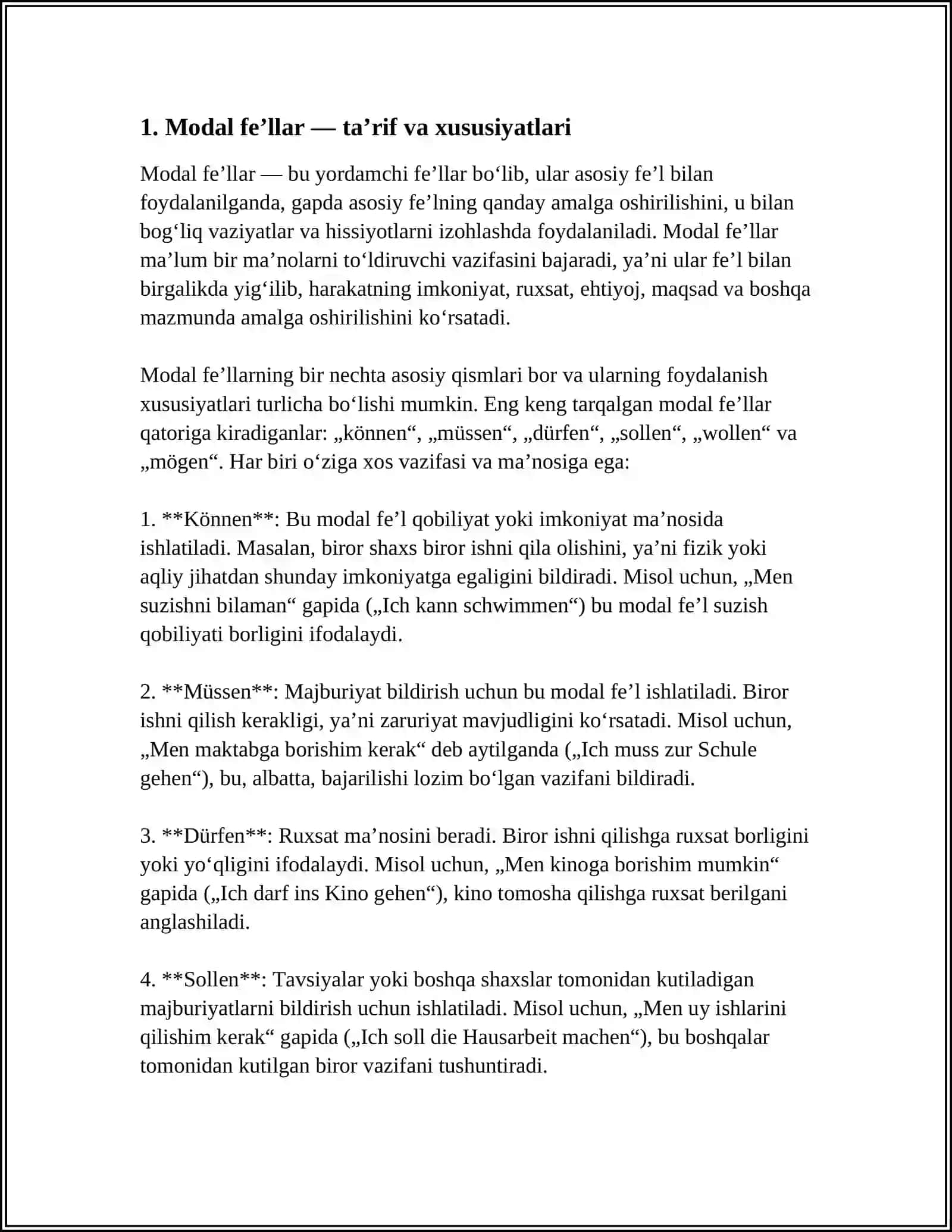 MODALVERBEN 3