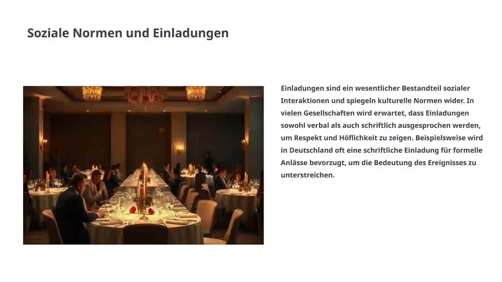 Eine Einladung annehmen/absagen 3