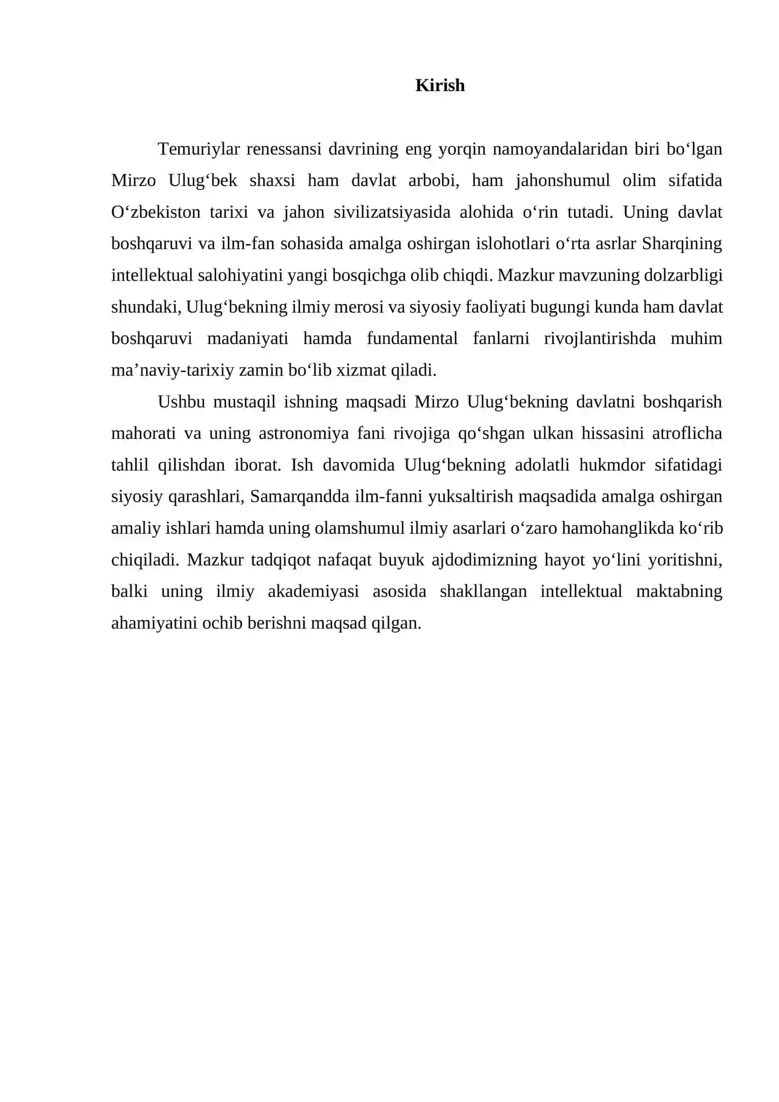 Mirzo Ulugʻbek - davlat arbobi 3