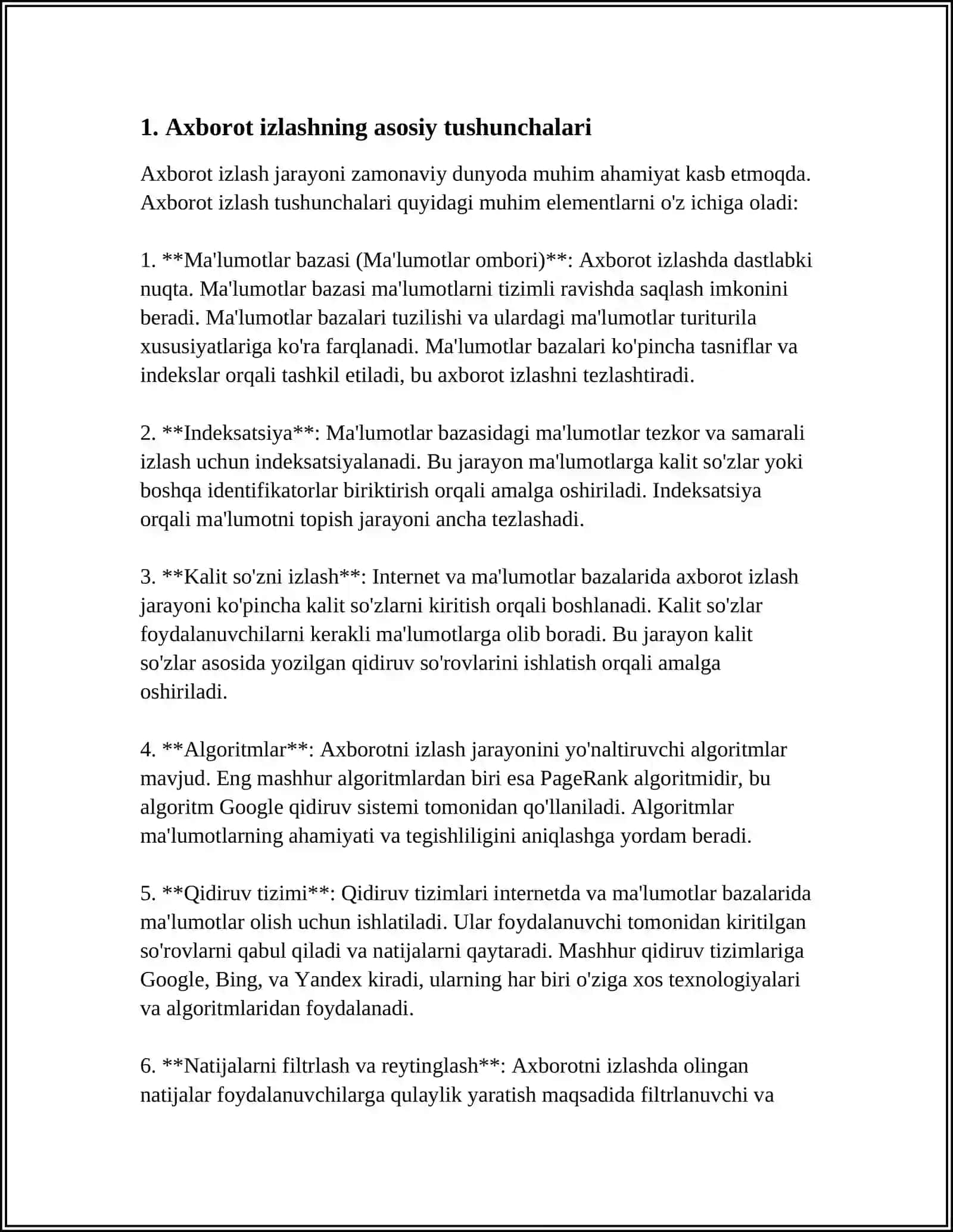 ILMIY TADQIQOT UCHUN AXBOROT IZLASHNING ASOSIY USULLARI 3