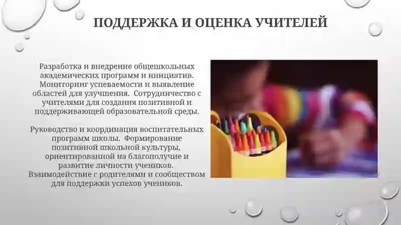 Обязанности заместителя директора школы по учебно-воспитательной работе 3