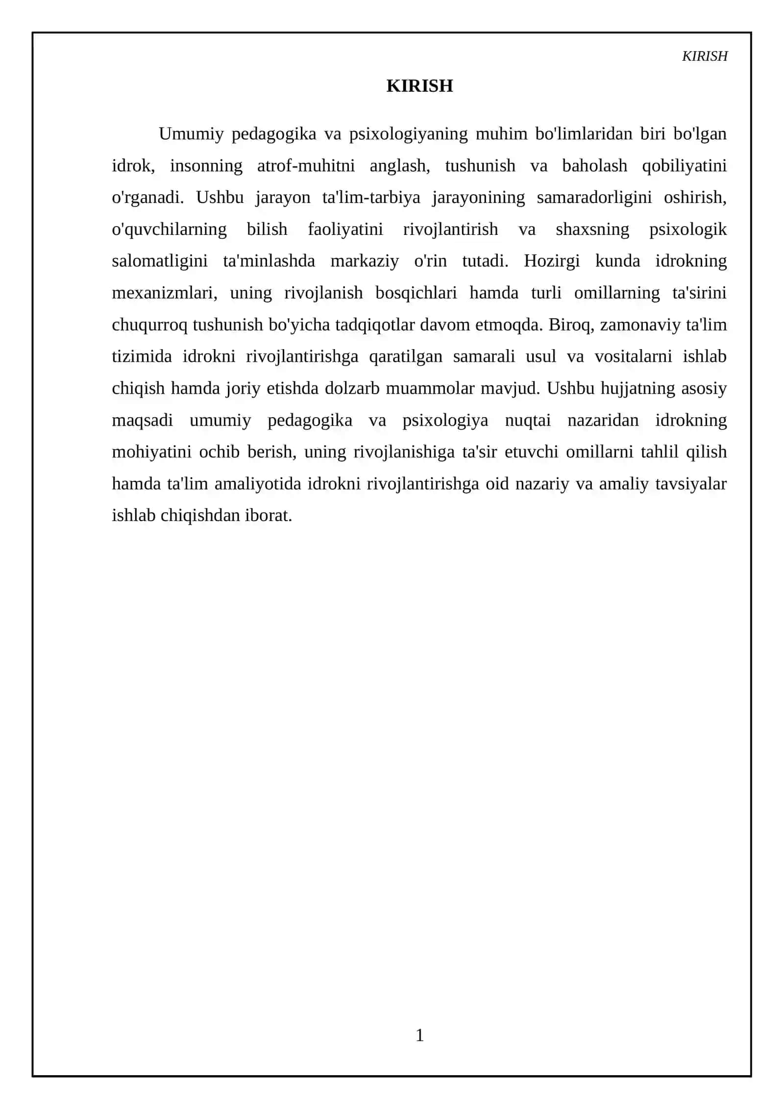 Mavzu Idrok 3