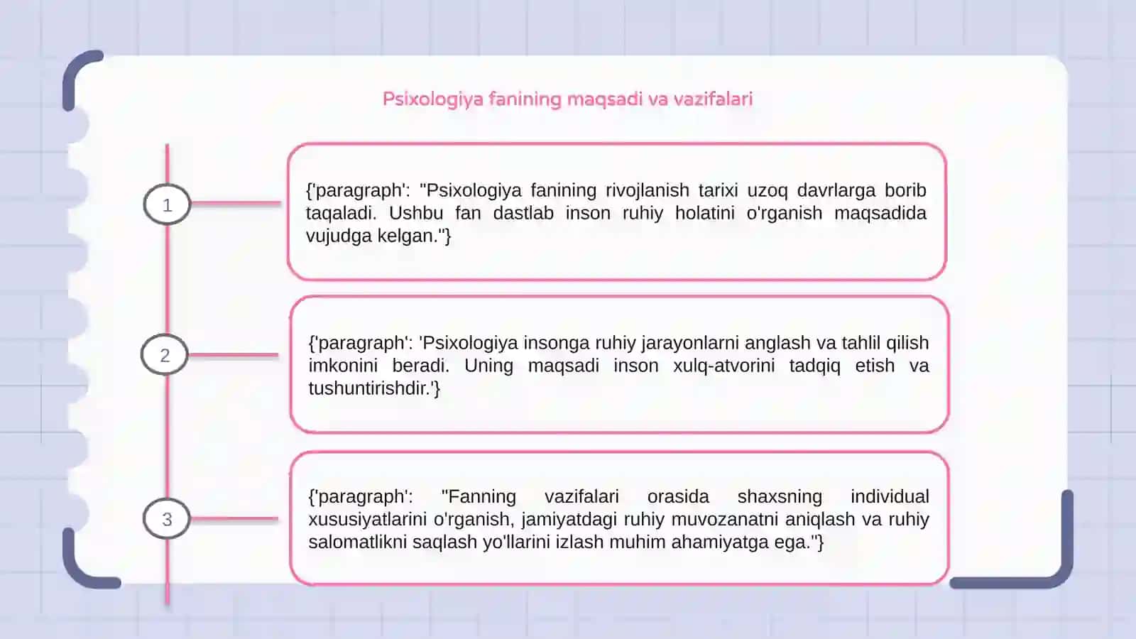 Psixologiya faniga kirish.Fanning rivojlanish tarixi 3