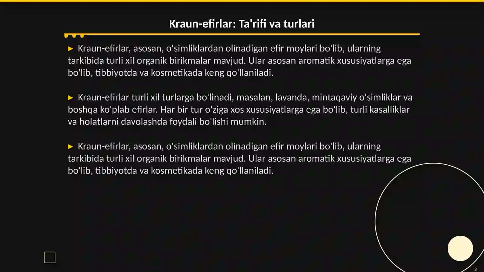 Kraun-efirlar dori vositasi sifatida 3