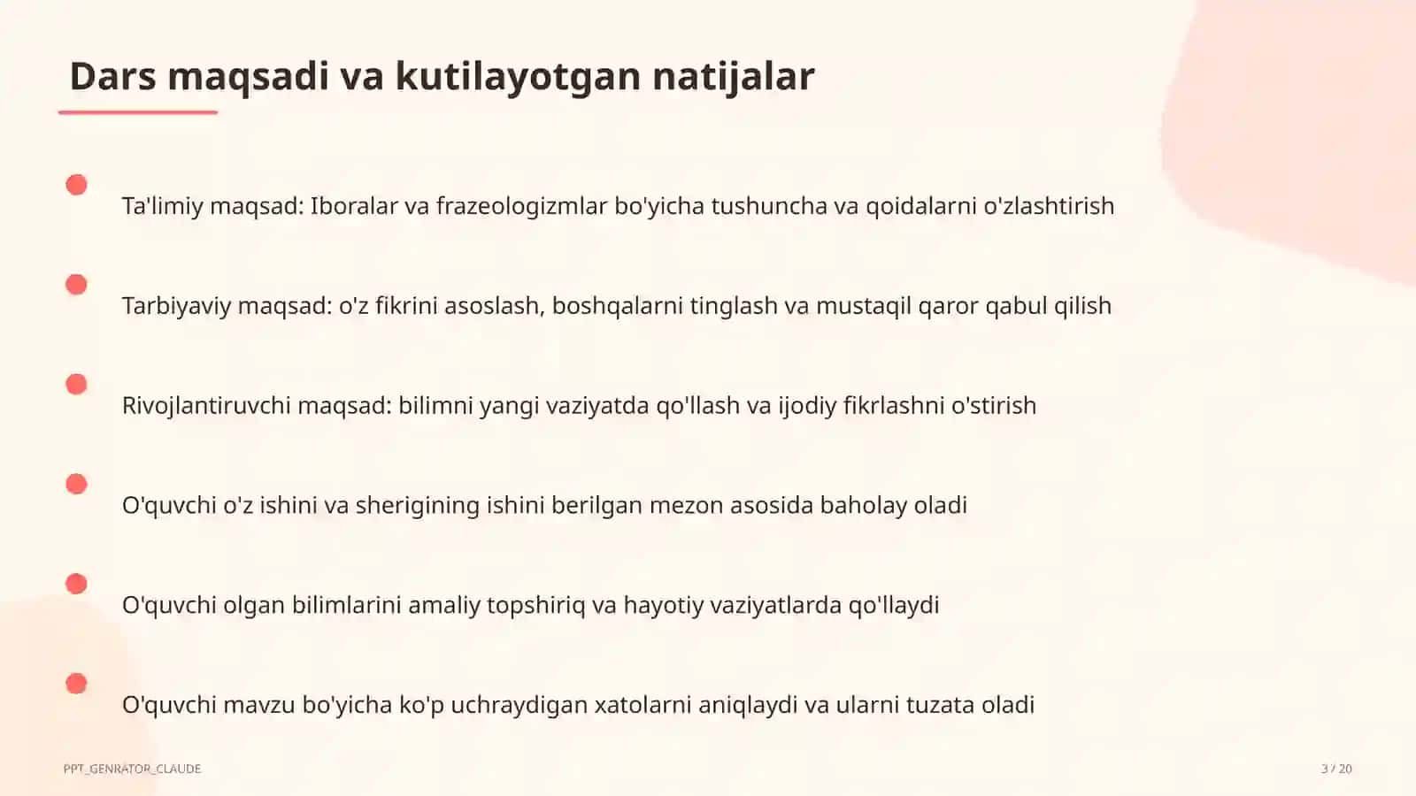 Iboralar va frazeologizmlar (5-sinf) 3