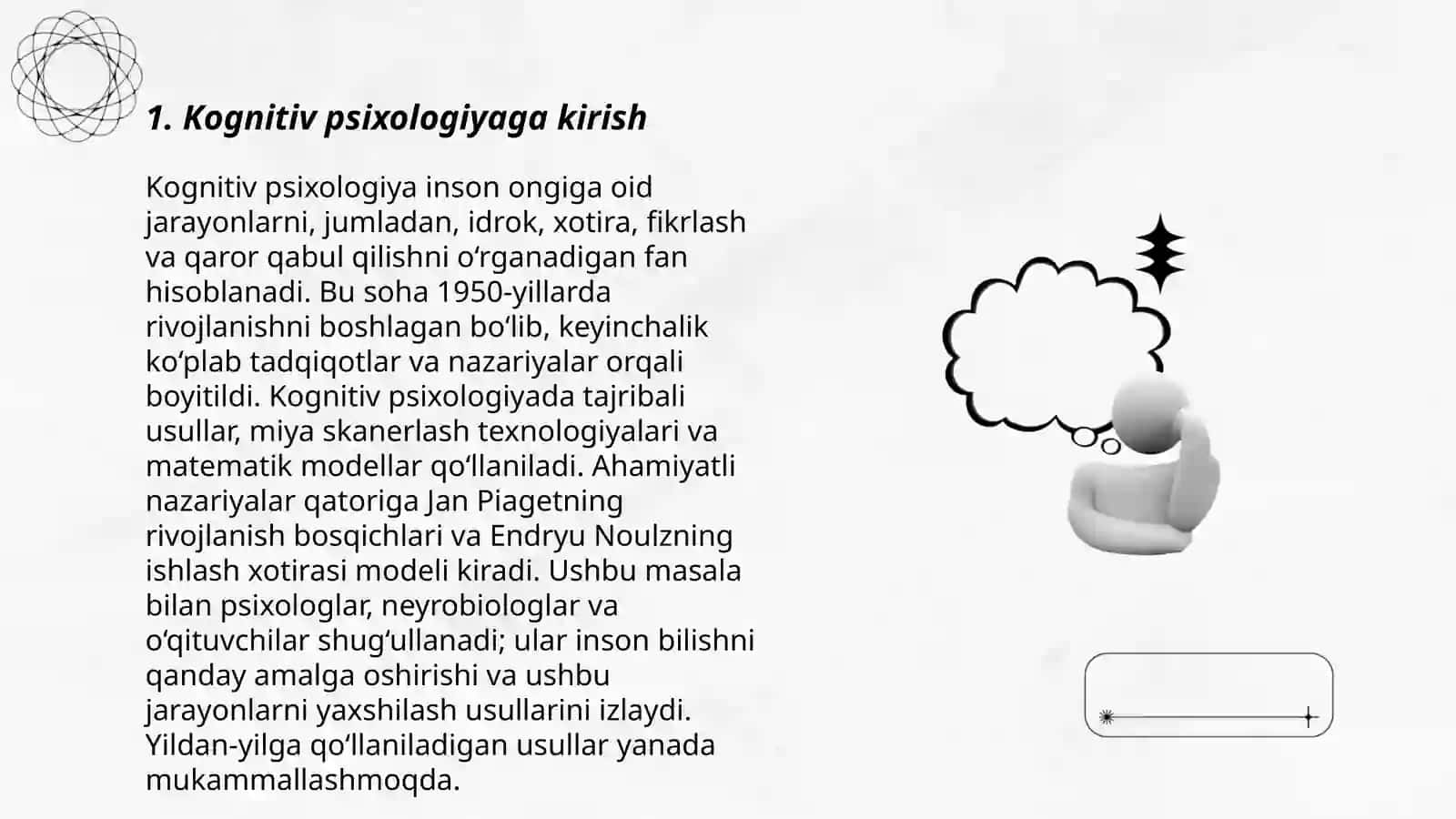 Psixologiyada kognitiv psixologiya tarihi 3