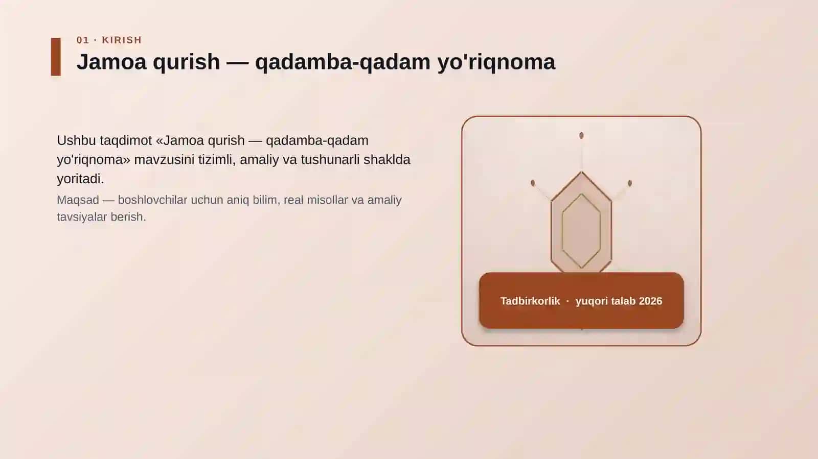 Jamoa qurish — qadamba-qadam yo'riqnoma 3