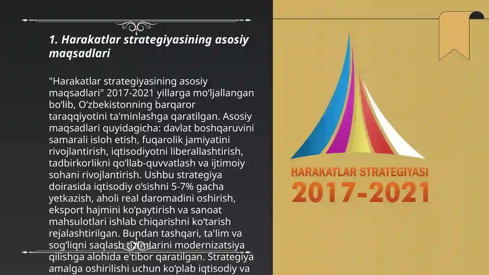 Harakatlar strategiyasidan taraqqiyot strategiyasi sari 3