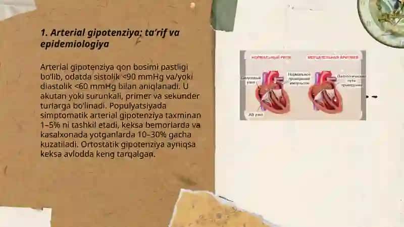 Arterial gipotenziyalar, ularning turlari, sabablari va rivojlanish mexanizmi 3