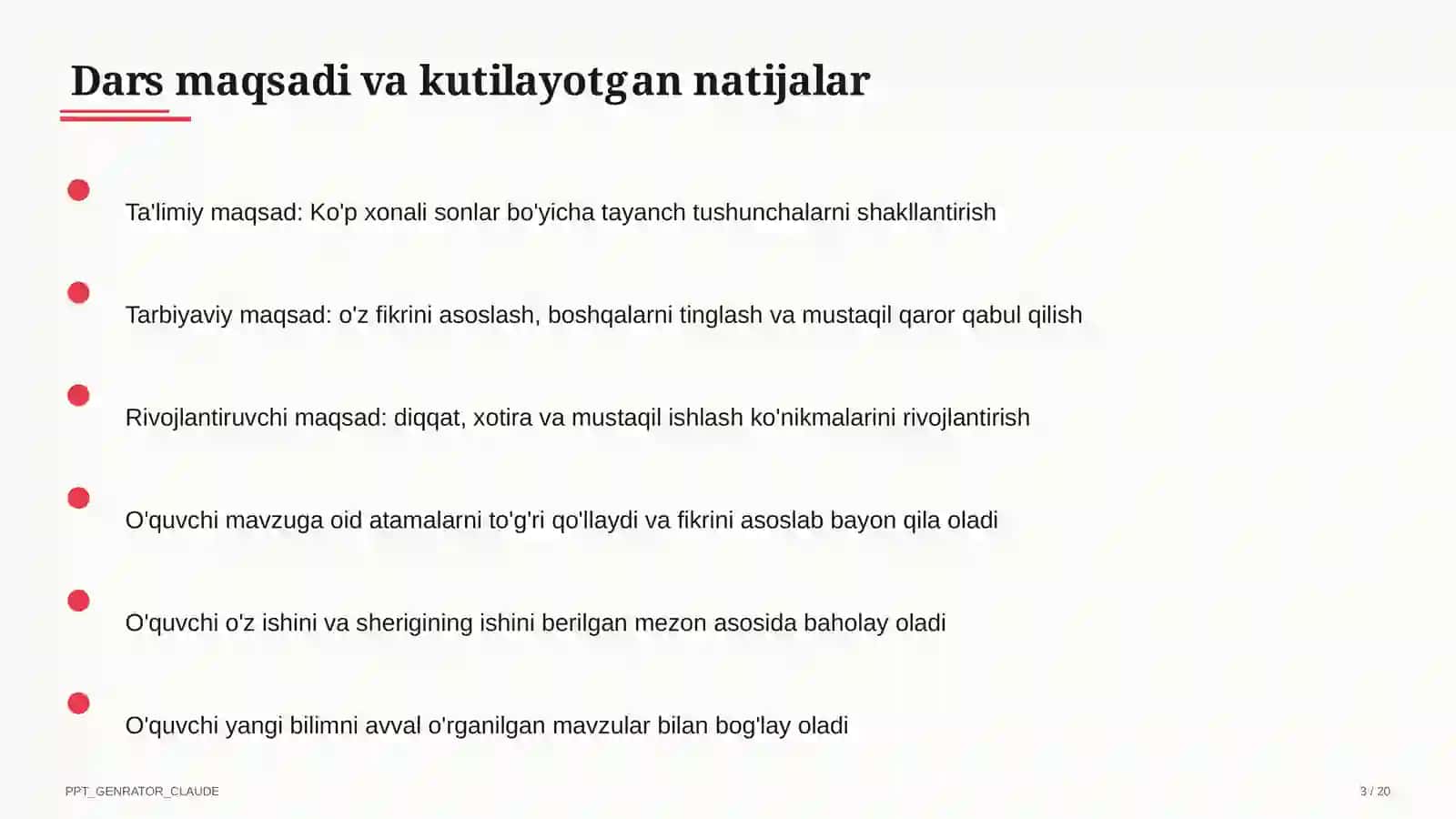 Ko'p xonali sonlar (4-sinf) 3
