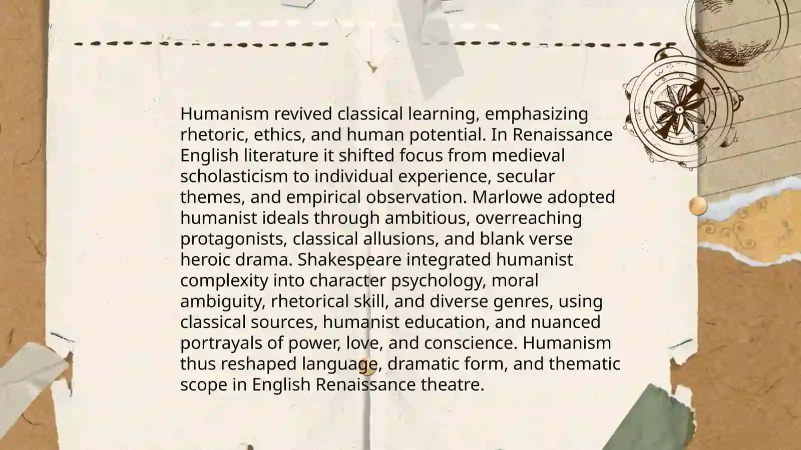 Renaissance in English literature 3