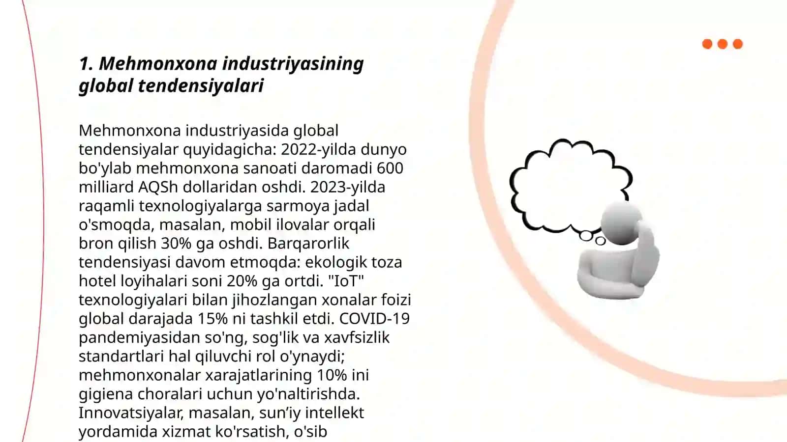 Mehmonxona industriyasining rivojlanish holati 3