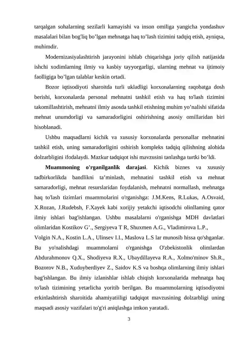 BANDLIKNI DAVLAT TOMONIDAN TARTIBGA SOLISH IQTISODIY MEXANIZMINI TAKOMILLASHTIRISH HOLATINING TAHLILI 3