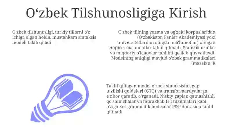 Oʻzbek Tilshunosligiga Kirish 3